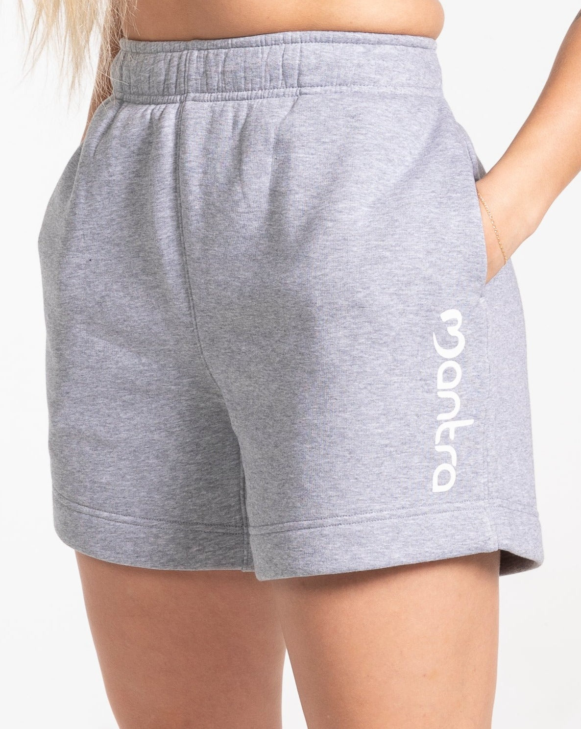 The Logo Sweat Shorts - Heather